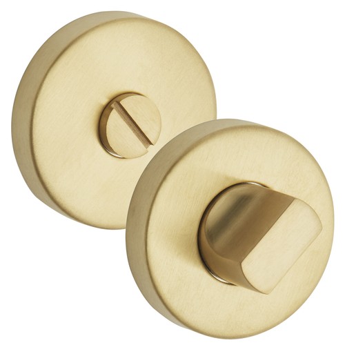 Satin brass thumb turn - satin,