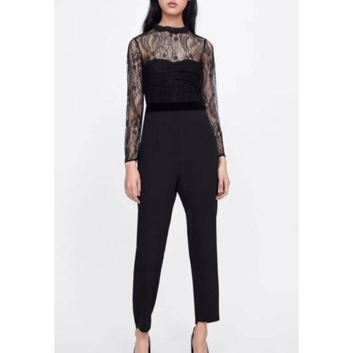 Zara black jumpsuit medium - zara,