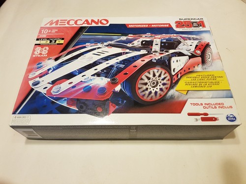 Meccano 1 supercar - meccano, 25-in-1