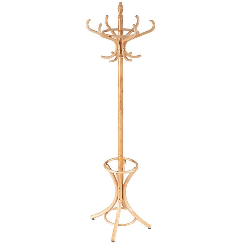 Wood standing hat coat - hat, rack