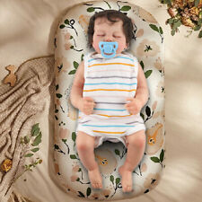 18" Reborn Baby Dolls Vinyl Silicone Realistic Handmade Newborn Doll Xmas Gift