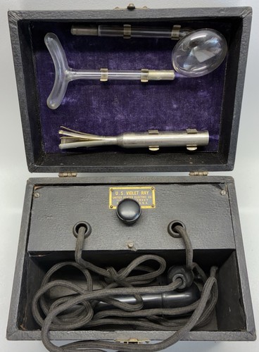 Antique violet ray machine - antique,