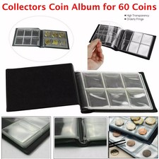 Collectors 60 Coins Album Book