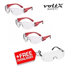 3 x voltX Clear UV400 Lens
