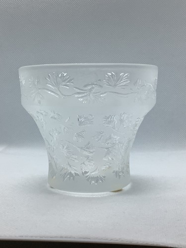 Lalique france frosted leaf - lalique,
