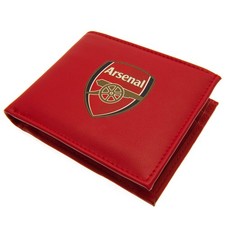 Arsenal F.C. Wallet PU Leather Wallet Red Official Licensed