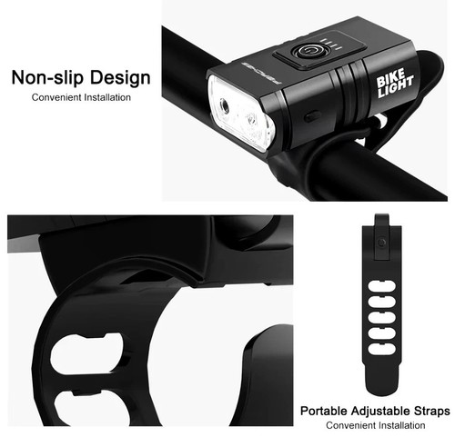 Led mountain bike light - mountain, usb