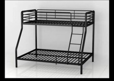 Black Metal triple bunk bed-