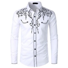 Cowboy Western Shirt Men's