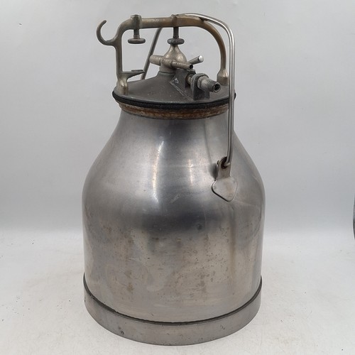 Vintage stainless steel milk - steel,