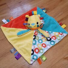 TAGGIES BRIGHT STARTS LION  COMFORT BLANKET COMFORTER BLANKIE SOOTHER Dou 