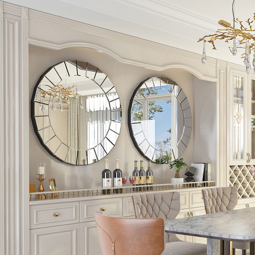 Large modern round wall - cm,