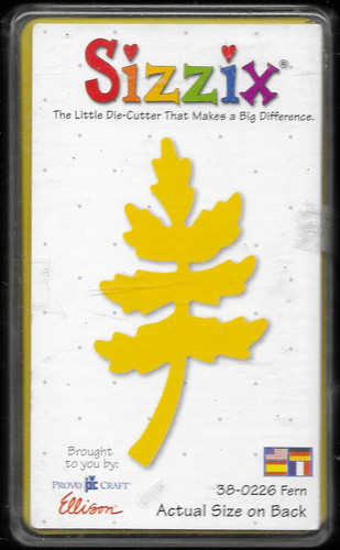 Sizzix originals fern cutting - sizzix,