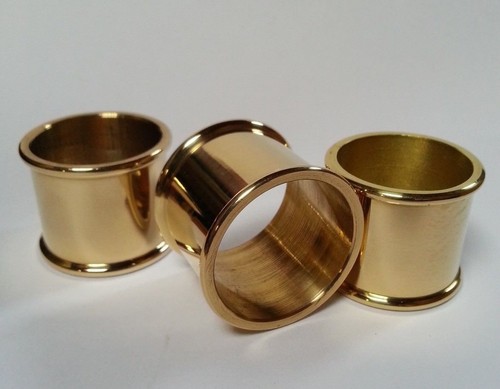 Mixed beaded brass collars - beaded,