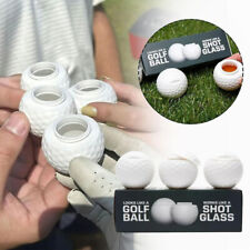 Golf Shots Ball Shaped Shot Glass for Golf Sports Lovers Novelty Shot Glasses