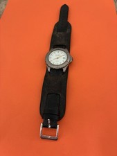 Philip Persio Quartz Watch with Leather Strap