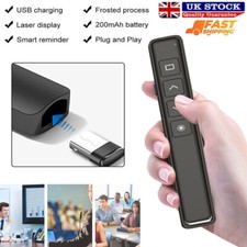 Wireless USB Presenter Powerpoint Clicker Presentation Remote Control Pen PPT UK