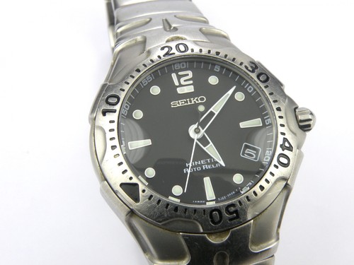 Gents seiko kinetic auto relay - kinetic,
