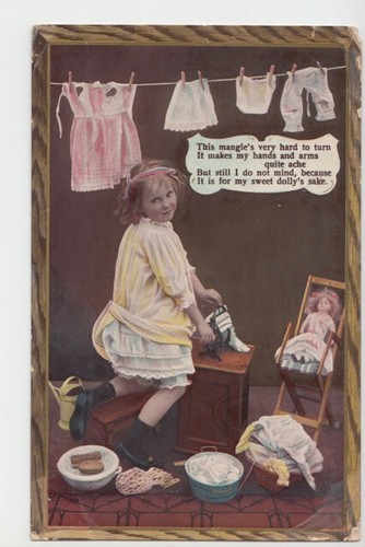 Vintage colour postcard - a,