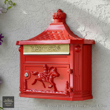 Post Box Victorian style Cast