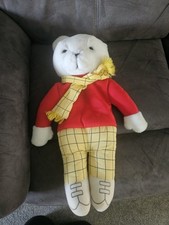 Rare Pajama Storage Bag. Inch Approx 22 inch. Rupert Bear. 1991. By Golden Bear.