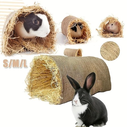 Rabbit grass straw toy tunnel - toy,
