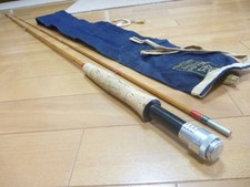 Old HARDY Palakona Regd Trade Mark Bamboo Rod 8 1/2ft 260cm #7 Fly Rod Fishing