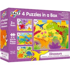 GALT 4 IN 1 DINOSAURS PUZZLE