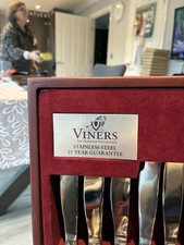Viners Cutlery Boxed Set 58 Pieces Stainless Steel