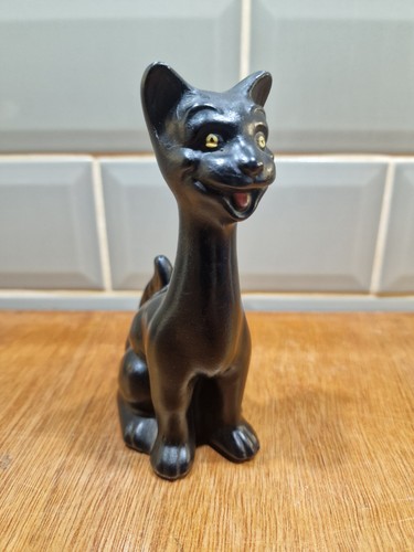 Vintage ceramic black - vintage, smiling