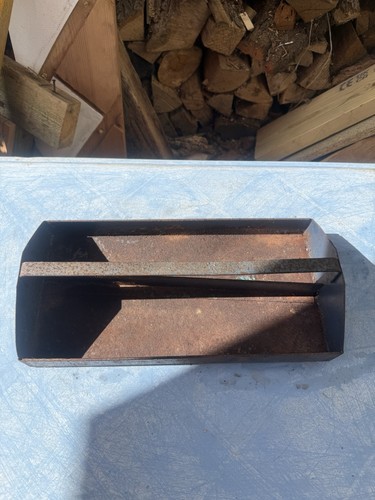 Vintage metal tool - box, tray