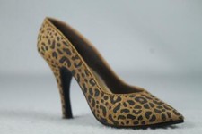 JTRS 'Leopard Stiletto'-Just The Right Shoe Item #25017 In Box+ COA