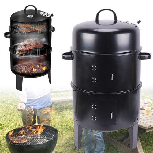 Charcoal bbq meat grill smoker - charcoal,