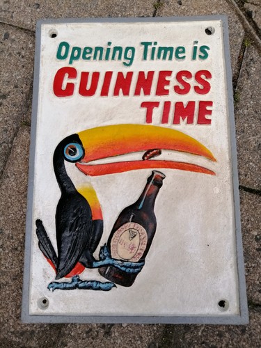 Guinness cast iron toucan - toucan, wall