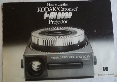 Instructions slide projector
