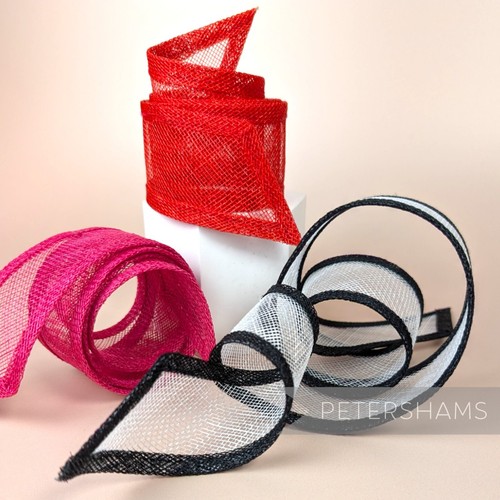 5cm wide sinamay ribbon - 5cm,
