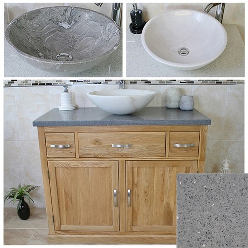 Bathroom vanity unit oak - bathroom,