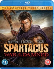 Spartacus - War of the Damned Blu-Ray (2013) Liam McIntyre cert 18 4 discs