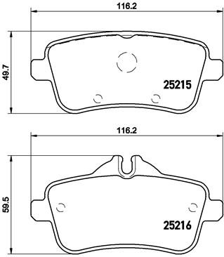 Rear axle brembo - rear, 099