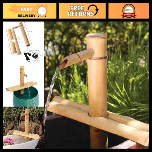 Adjustable bamboo fountain - 12",