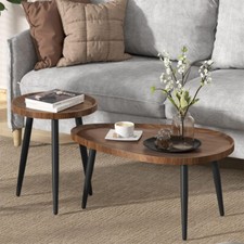 2x Retro Coffee Table Nesting