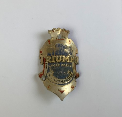 Vintage bicycle triumph head - vintage,