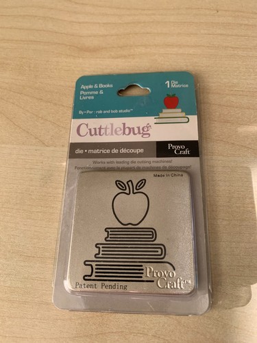 Cuttlebug apple and books - cuttlebug,