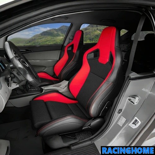 2pcs red universal car racing - 2pcs,
