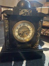Victorian Style Marble Fireplace Clock
