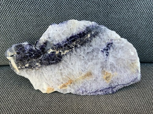 Rare blue john mineral - blue,