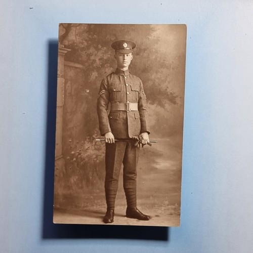 Ww1 soldier postcard c1916 - ww1,