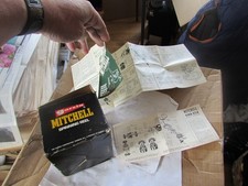 box paperwork vintage mitchell garcia 410 A right wind spinning fishing reel