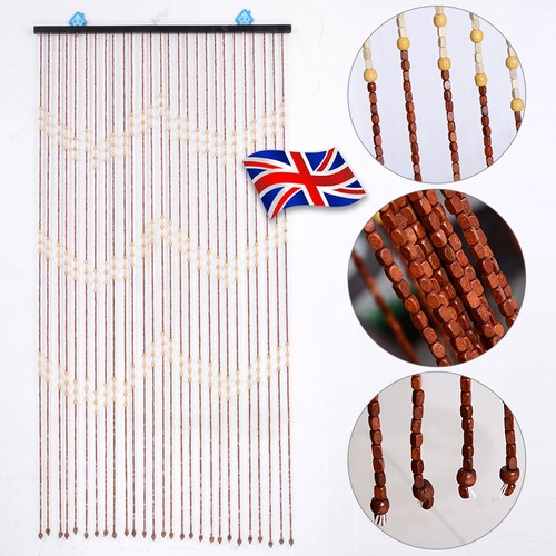 Wooden beaded door - wooden,