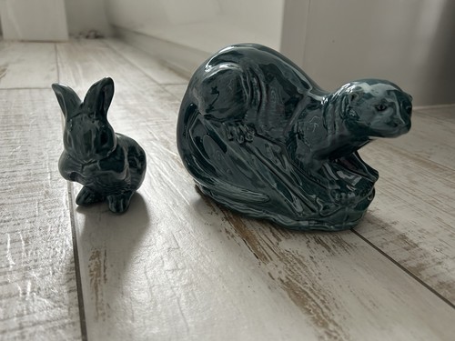 Poole blue glazed - poole, otter